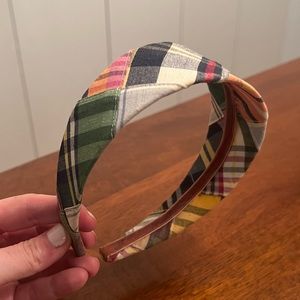 JCrew Madras Print Headband